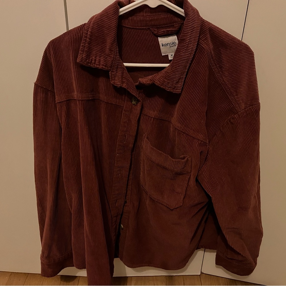 Kenzo Brown Utility Corduroy Jacket